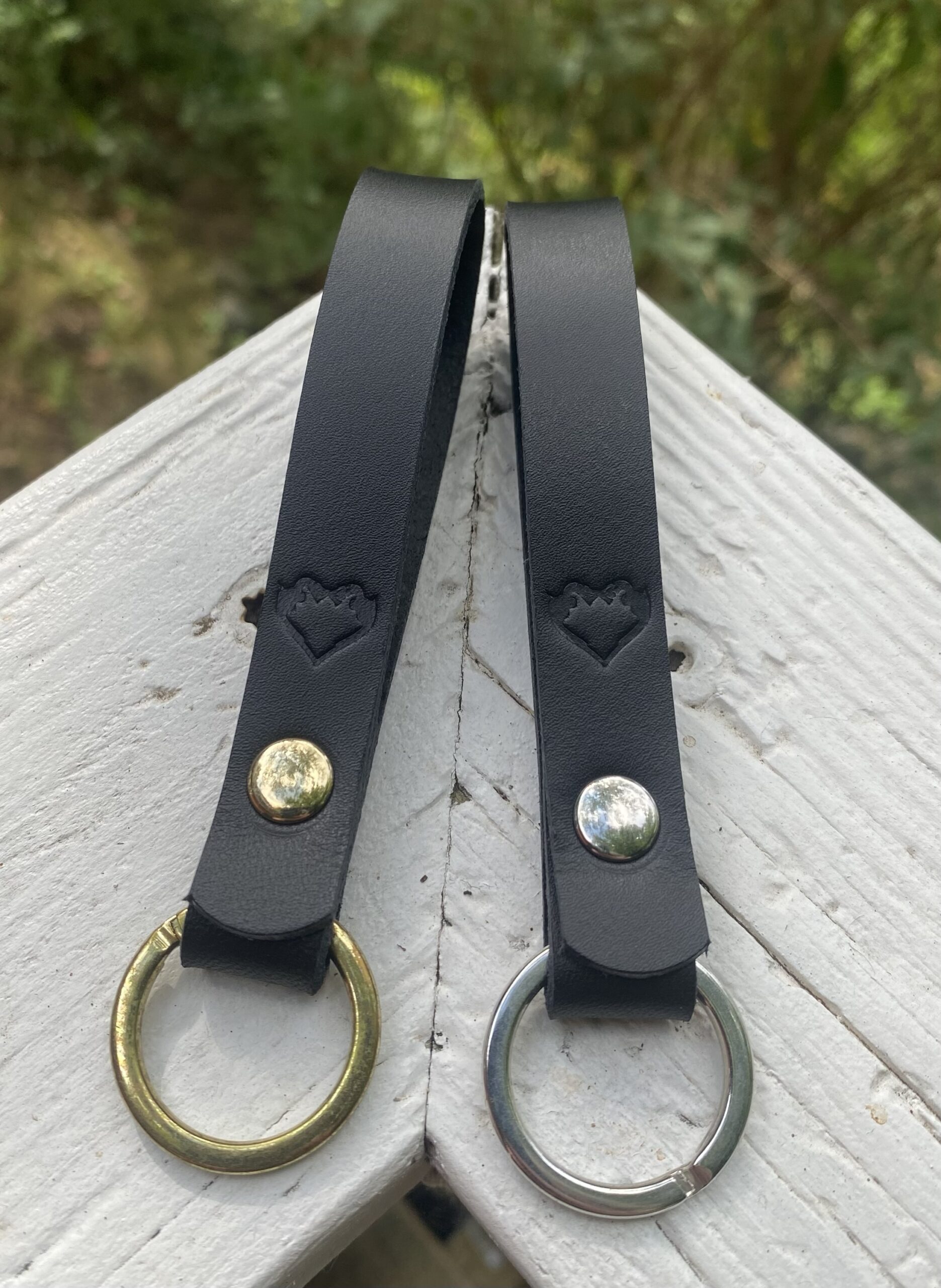 Nøglering i læder no. 2 - Billede 3