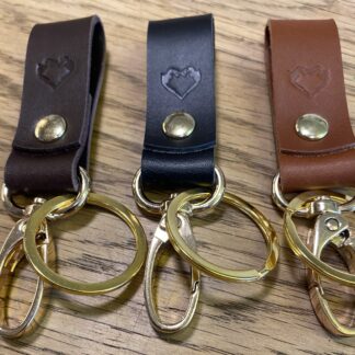 Nøglering i Læder no. 5