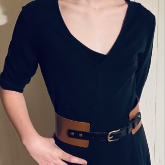 Håndlavet læderbælte no. 9