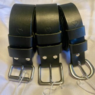 Læderbælte sort 2. Sortering