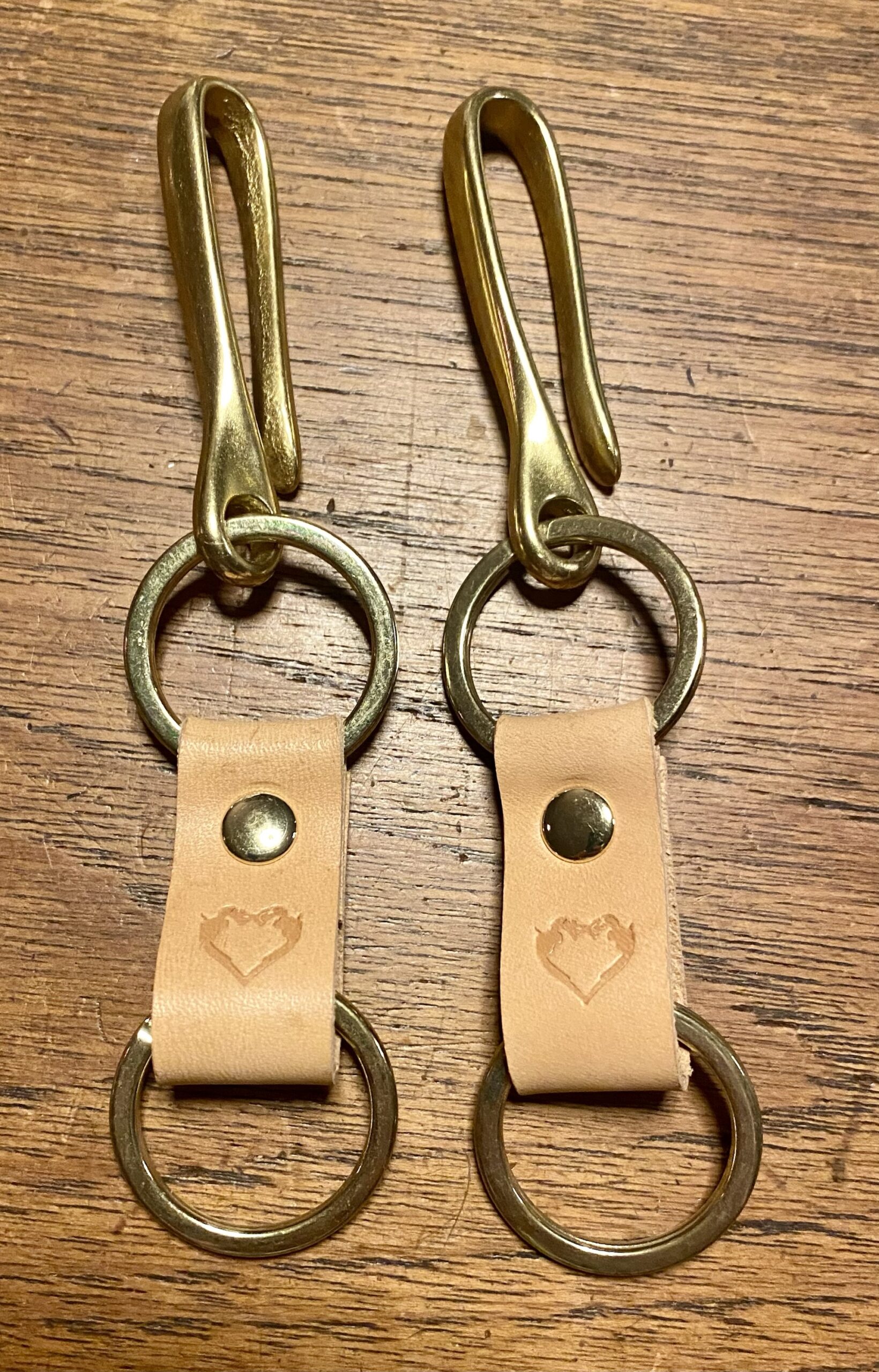 Nøglering i læder no.7